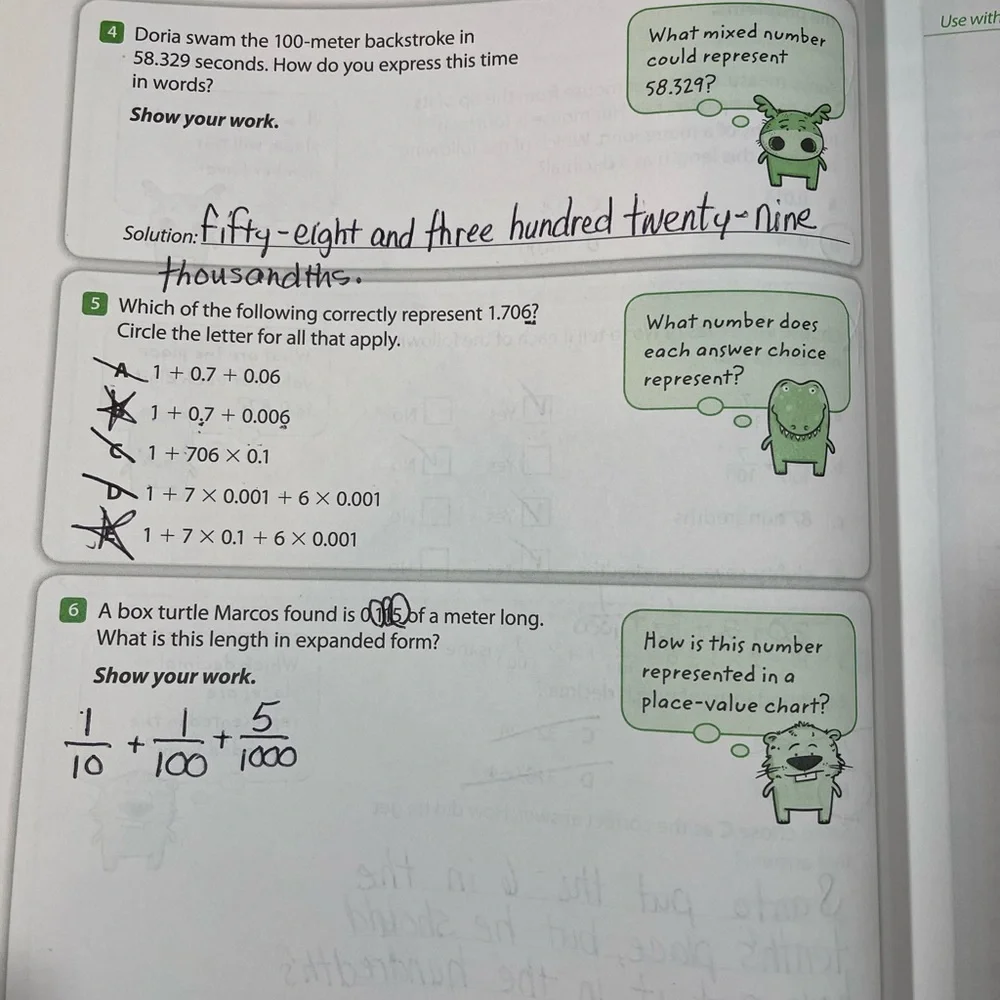 Ready Common Core Practice Math Books - Picture 5 of 9
